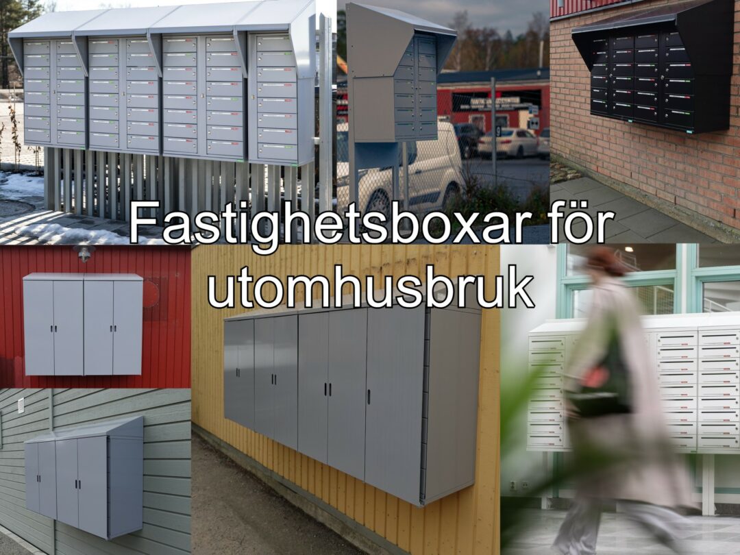 fastighetsboxar för utomhusbruk